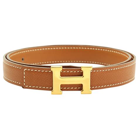 hermes brown belt women's